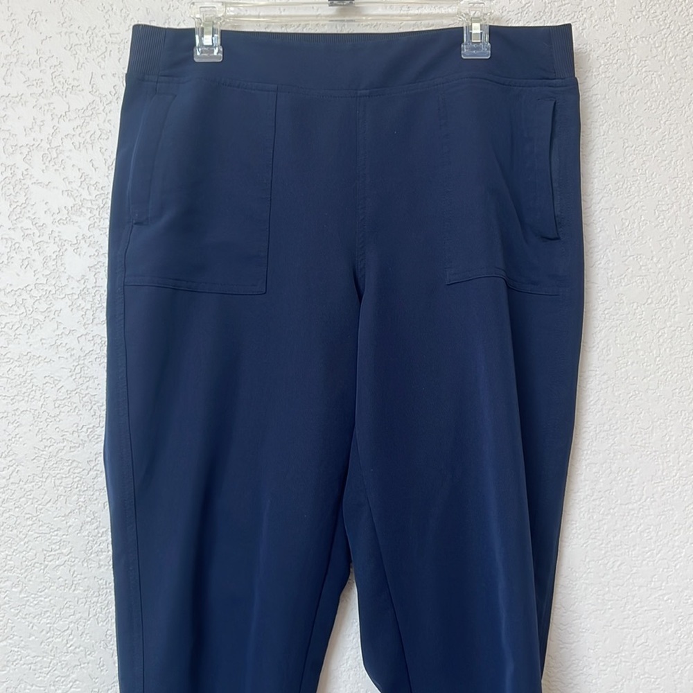 32 Degrees Cropped Ankle Pant Athletic Navy Blue size Large - Picture 3 of 14